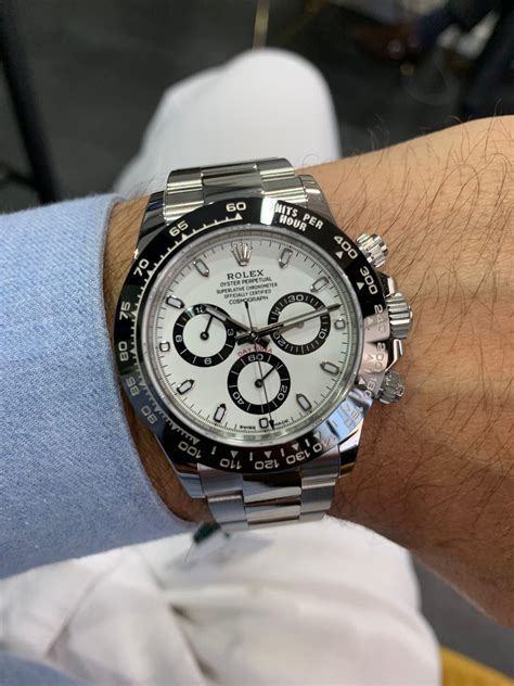 rolex daytona ceramic bezel white face|m126506 0001.